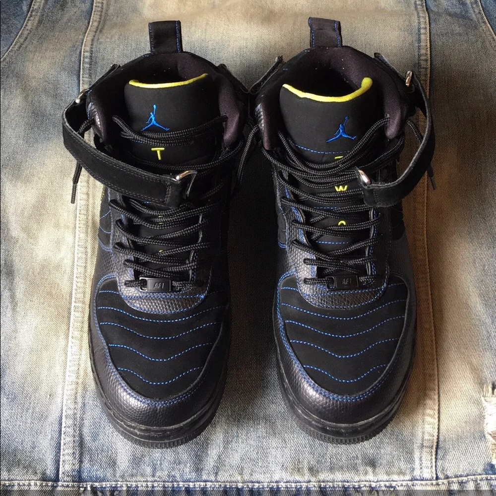 Nike Air Force 1 x Air Jordan 12 Laney Fusion "Best of Both Worlds" Size 9.5